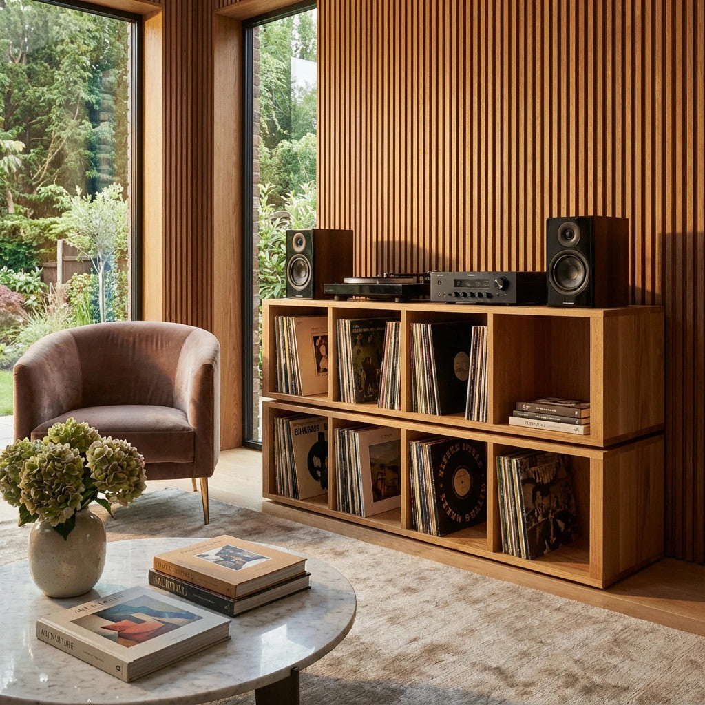 Corston Vinyl Storage Cube Shelving