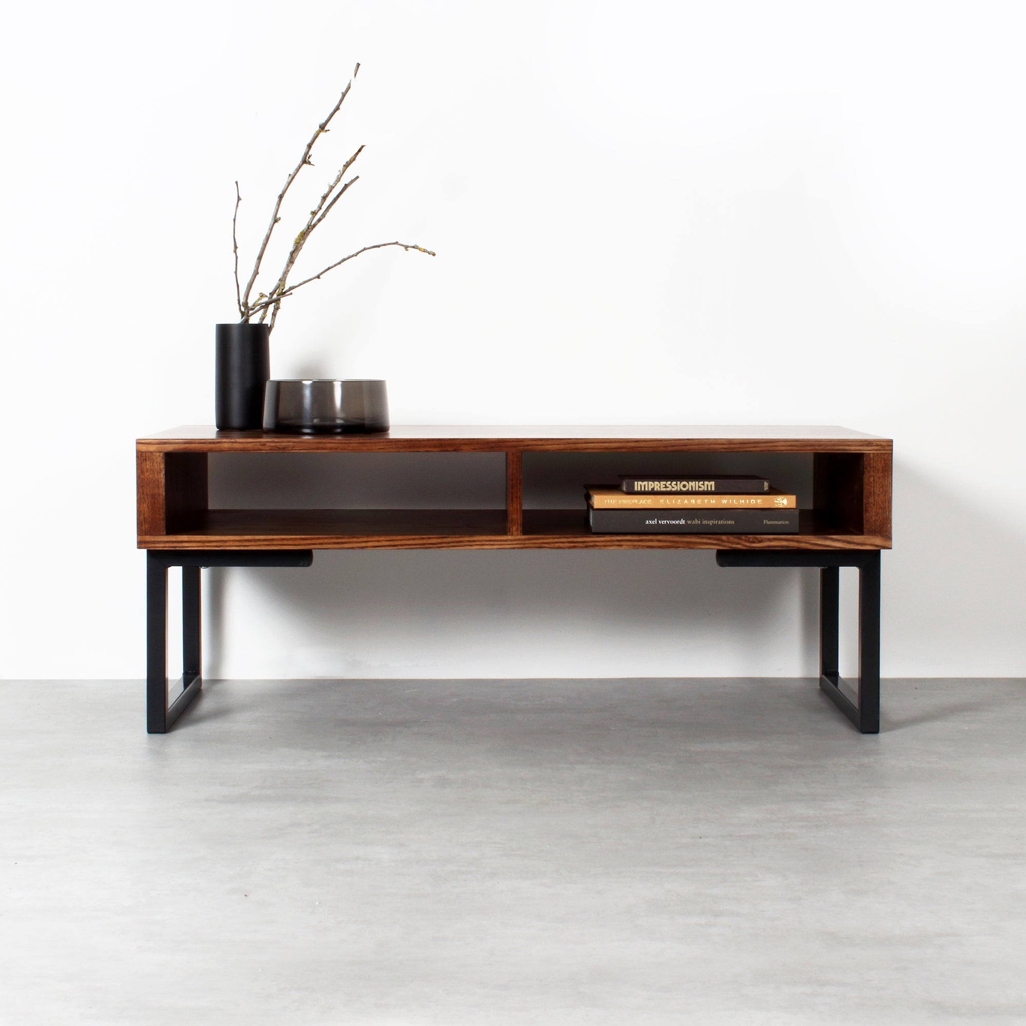 Darwen Solid Wood Coffee Table On Minimalist Square legs