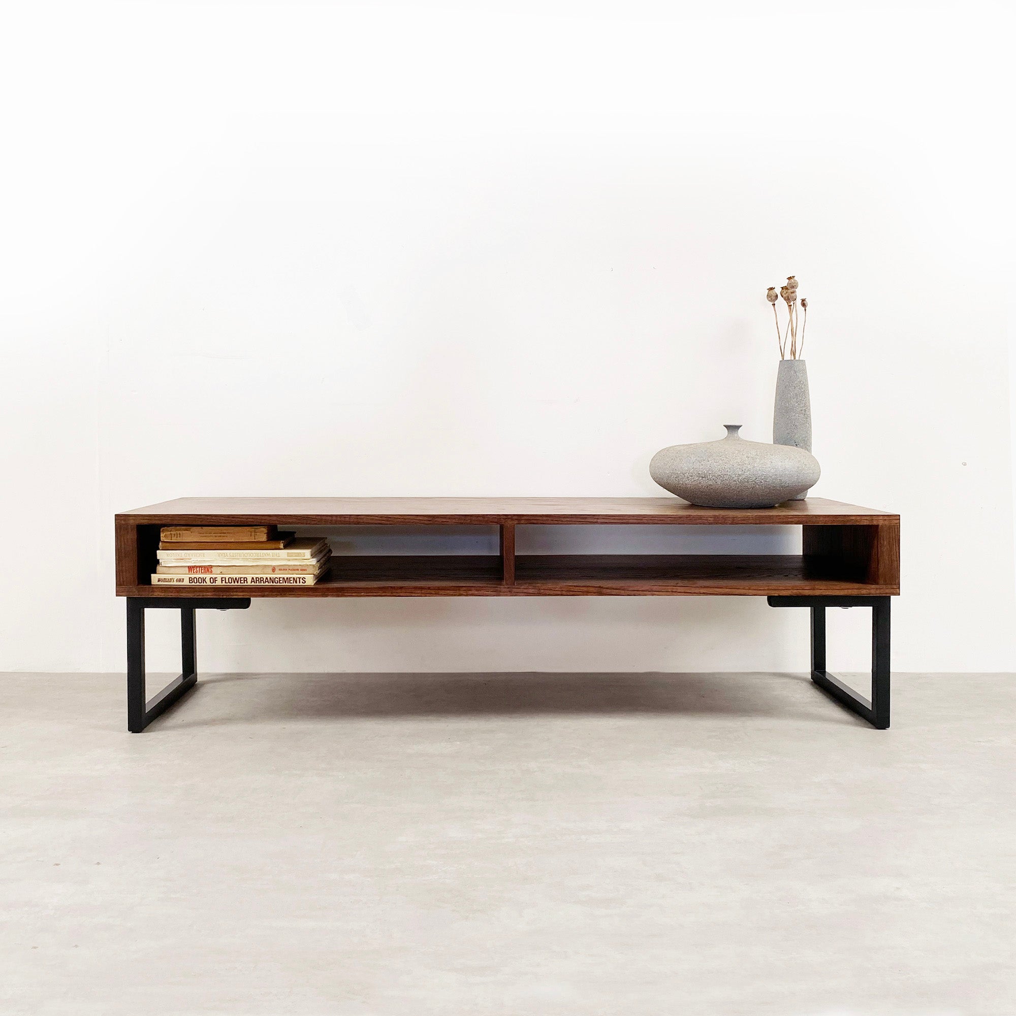 Darwen Solid Wood Coffee Table On Minimalist Square legs