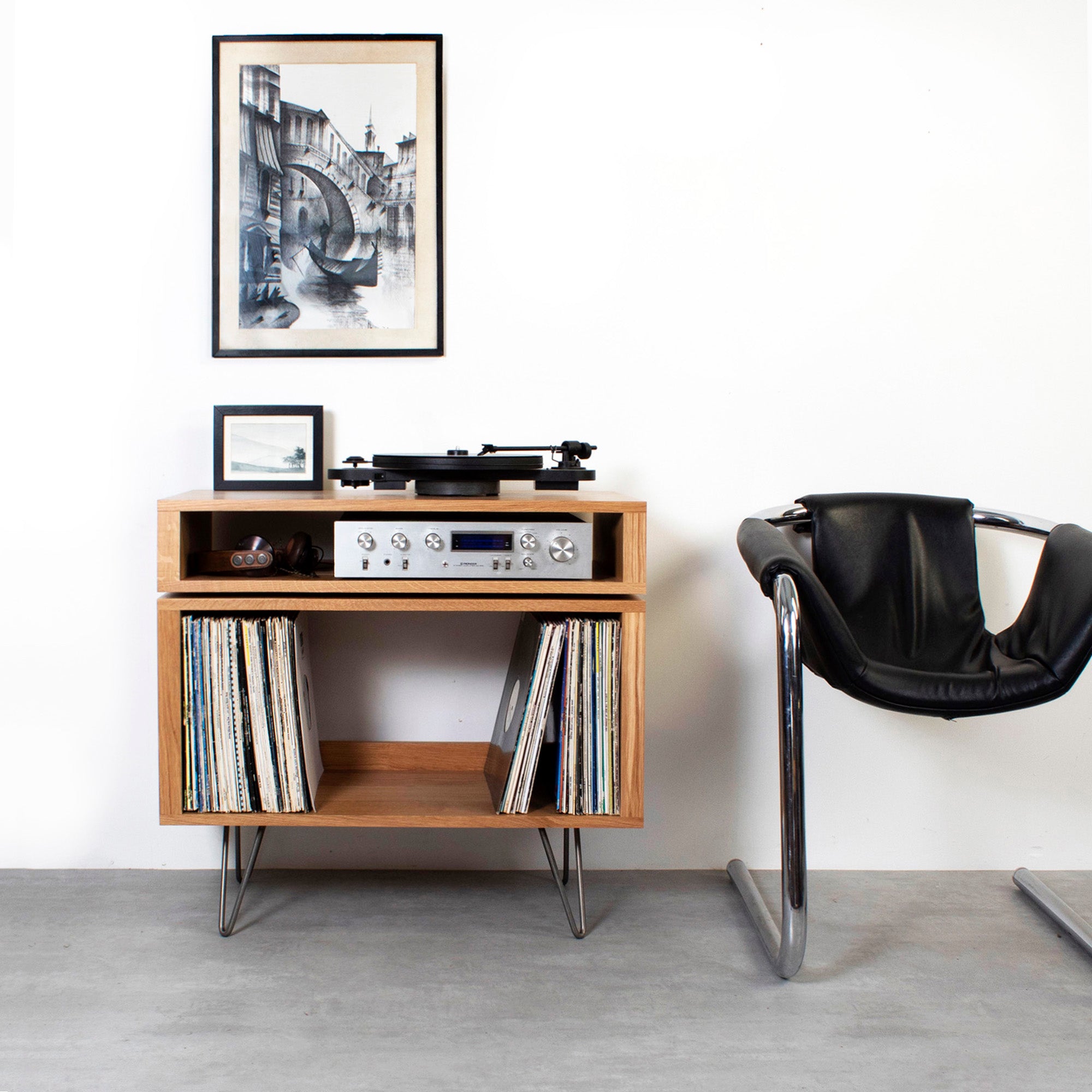 Stack Record Player Stand