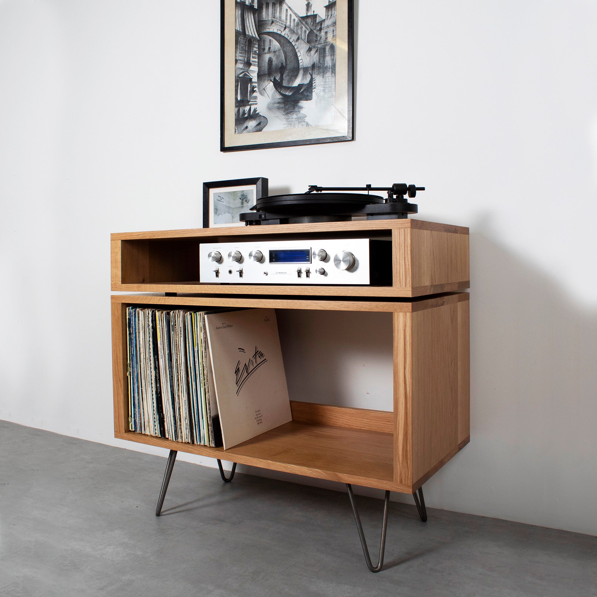 Stack Record Player Stand