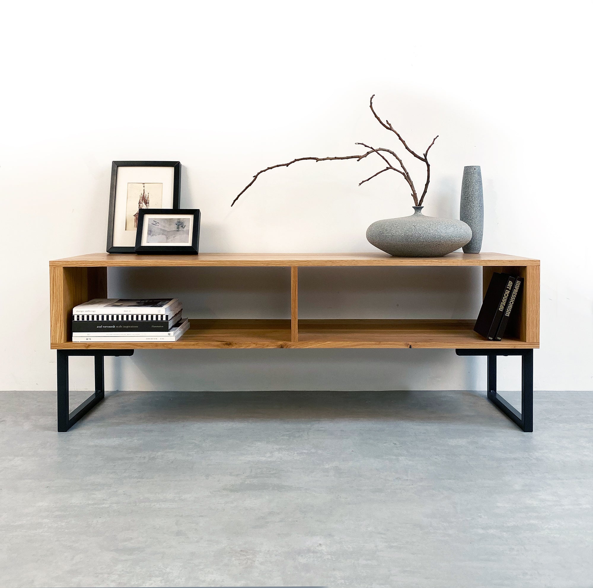 Henley TV Stand On Minimalist Square Legs