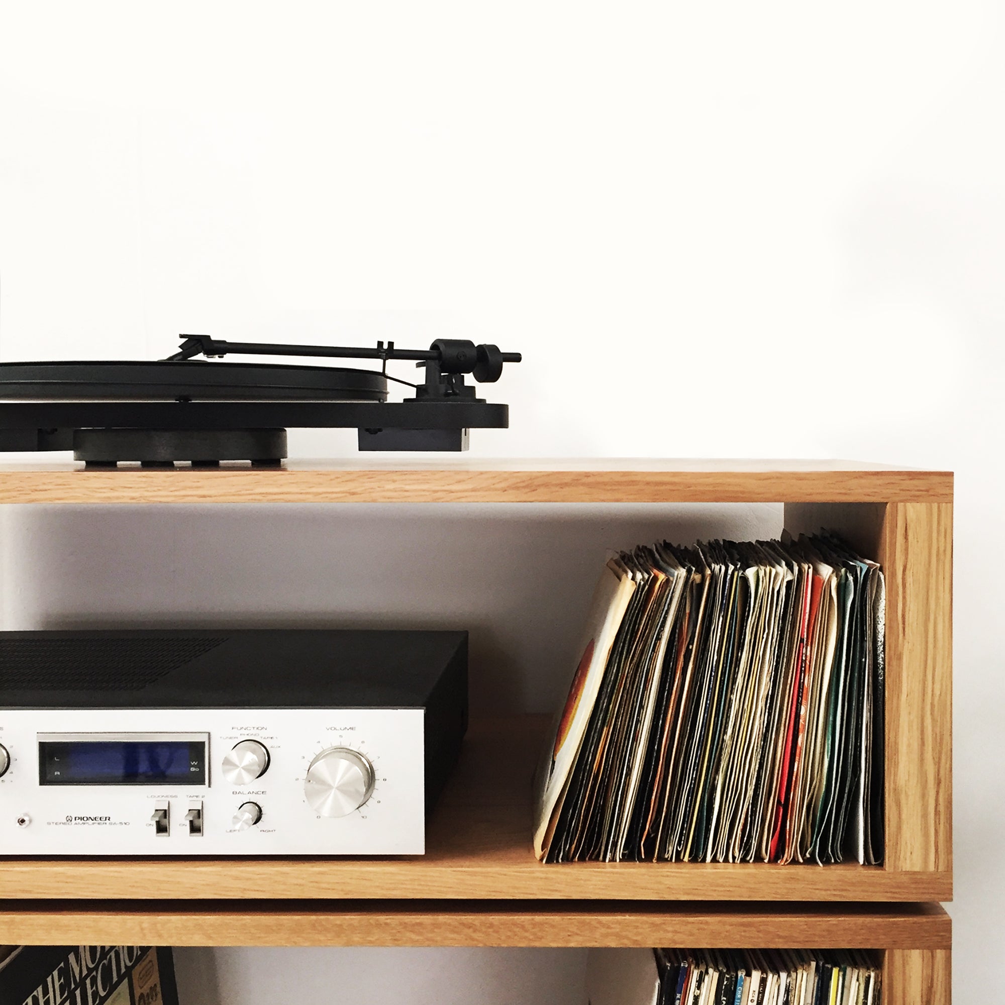 Tall Stack Record Player Stand