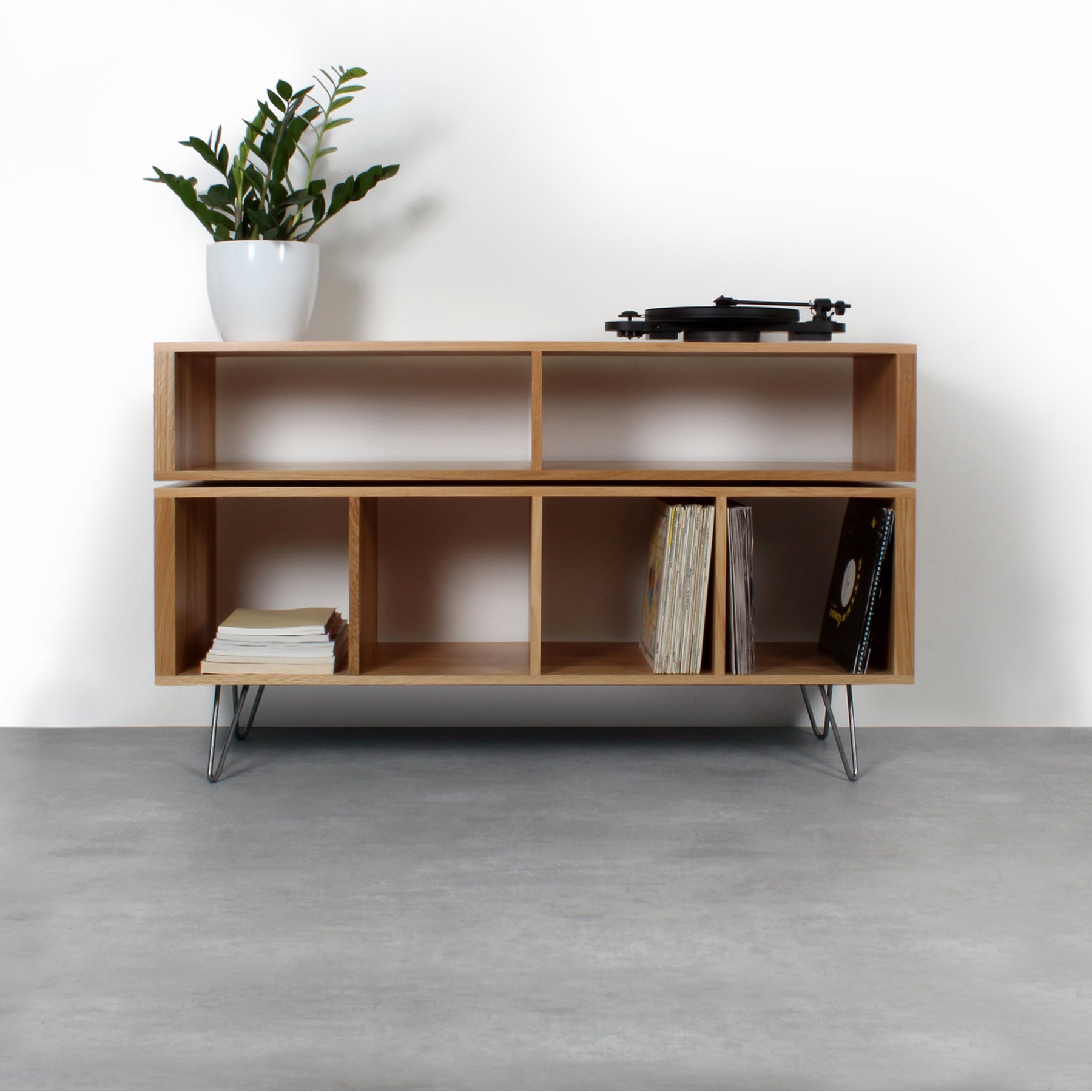 IN STOCK - Technic Turntable Stand in Iroko 120cm (47") Wide