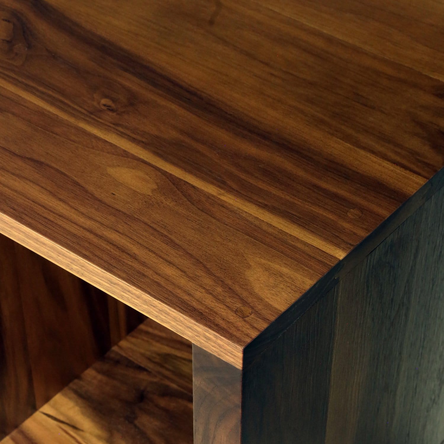 Solid walnut minimalist furniture