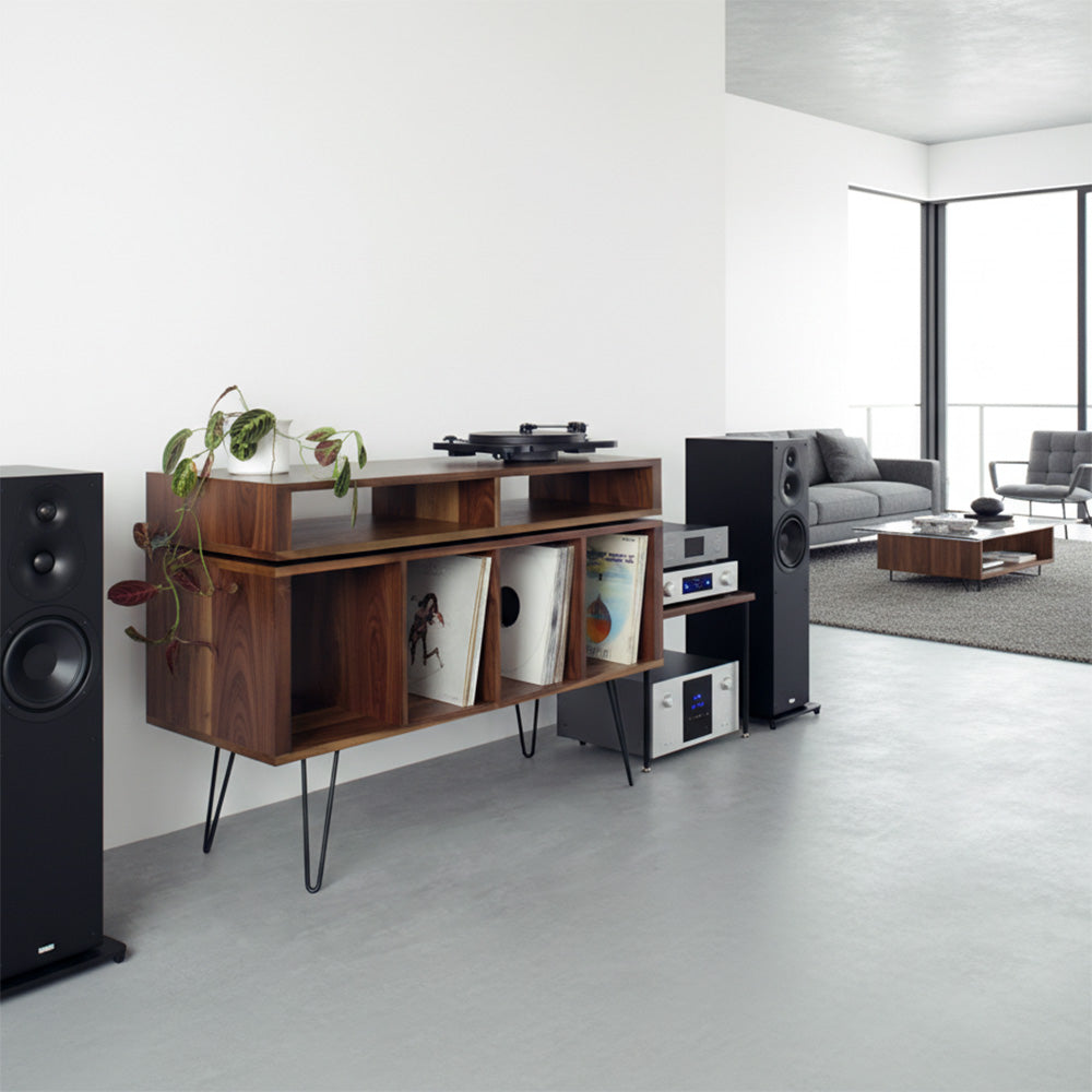 Kelston Record Player Cabinet on Hairpin legs