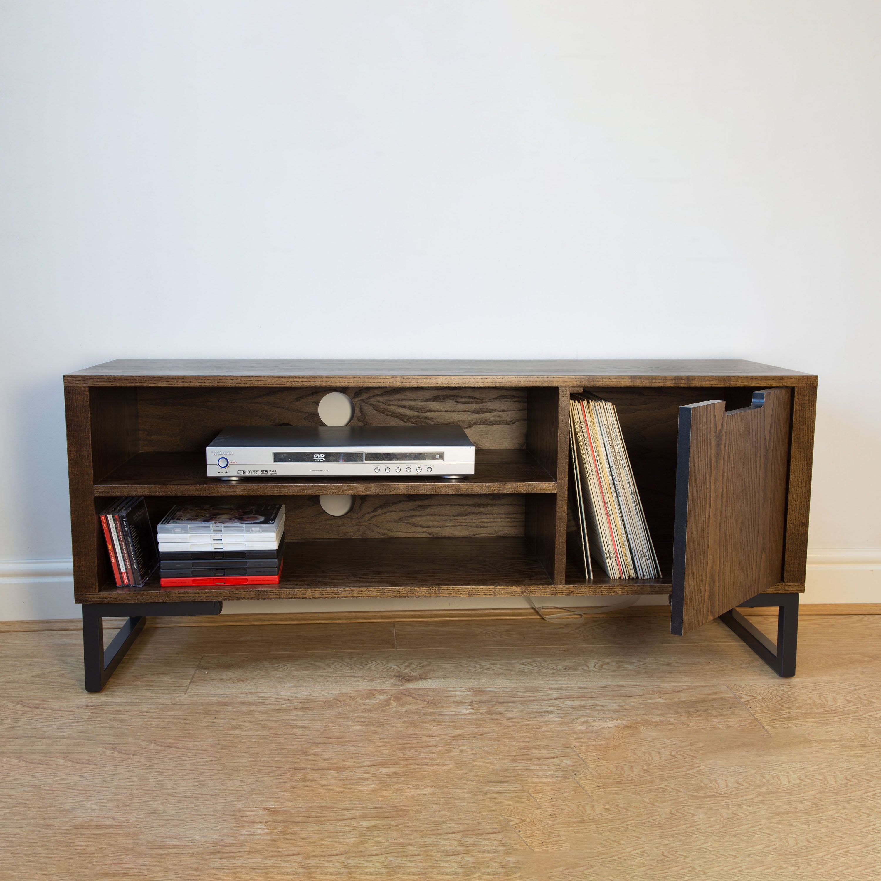 IN STOCK - Ashurst TV Stand in Dark Stained Ash 120cm/47" Wide