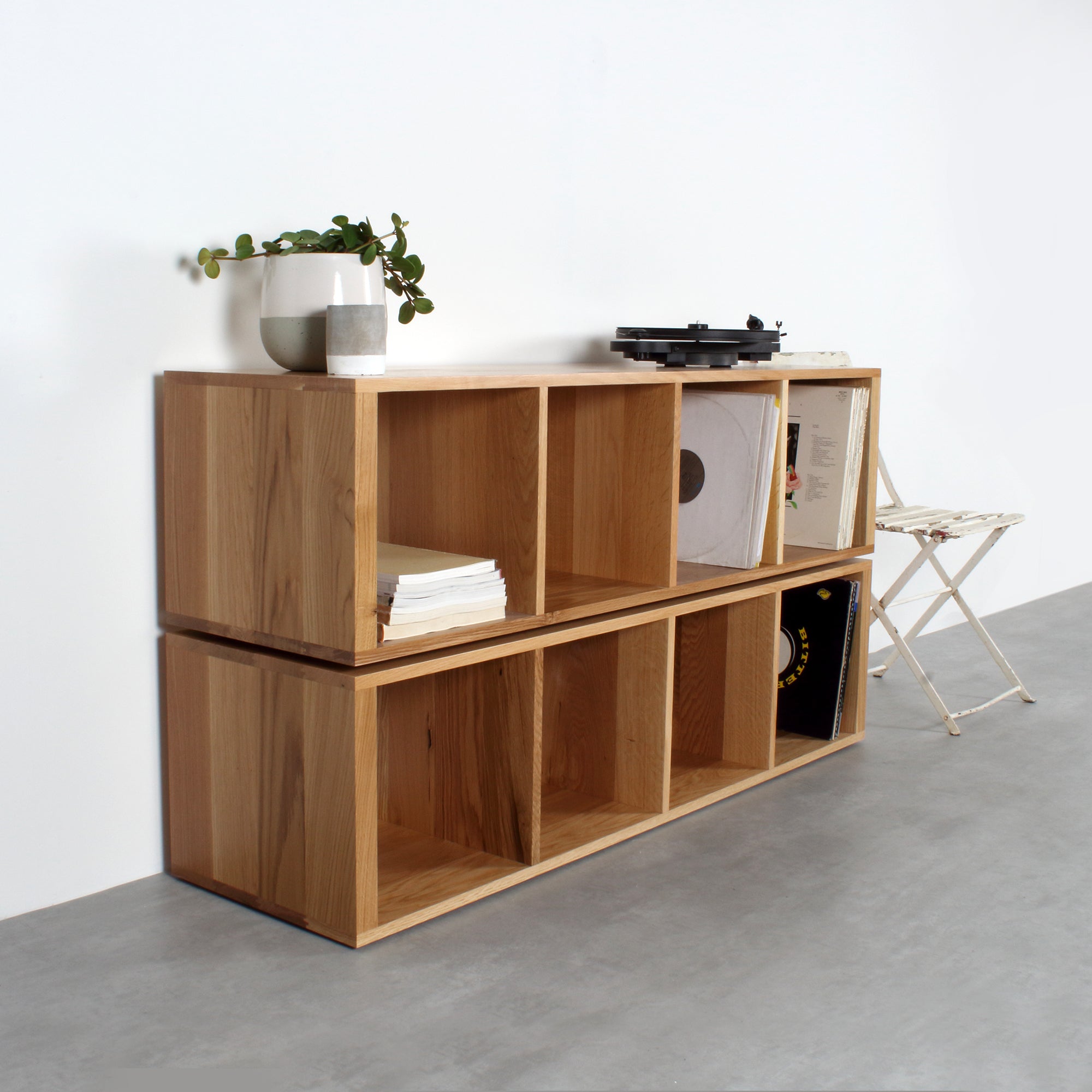 Corston Vinyl Storage Cube Shelving