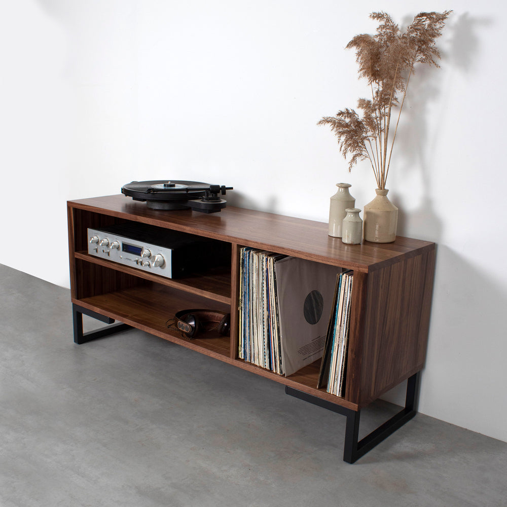 Hifi and record player cabinet with vinyl storage